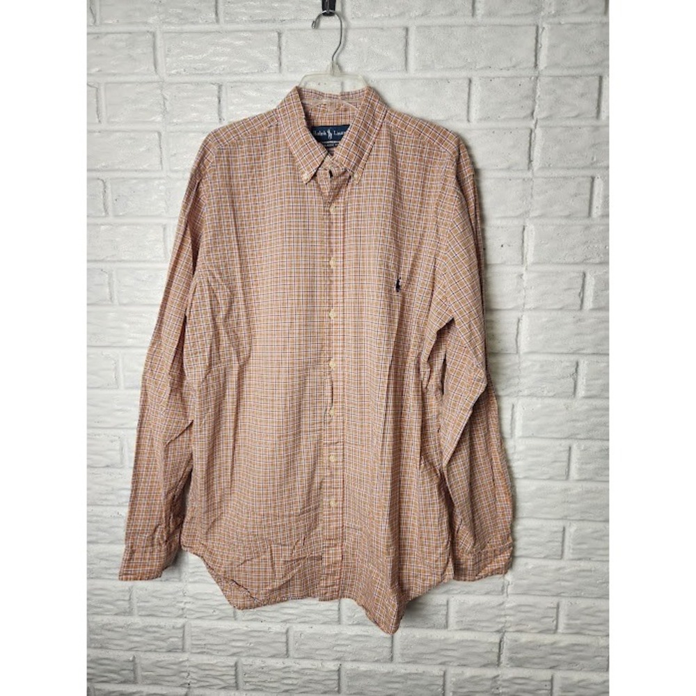 Ralph Lauren Button up long sleeved shirt Men's size LT Tall Classic Fit Multi
